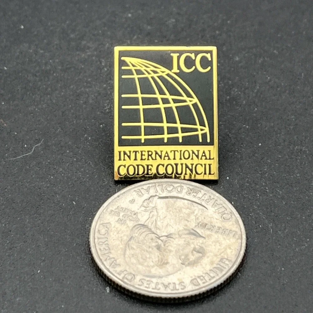 ICC International Code Council Lapel Hat‎ Pin
